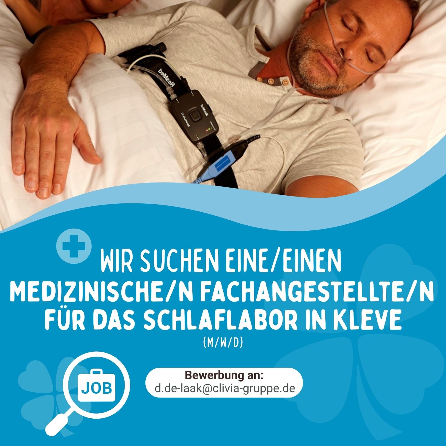 Wir suchen Dich für unser Schlaflabor in Kleve