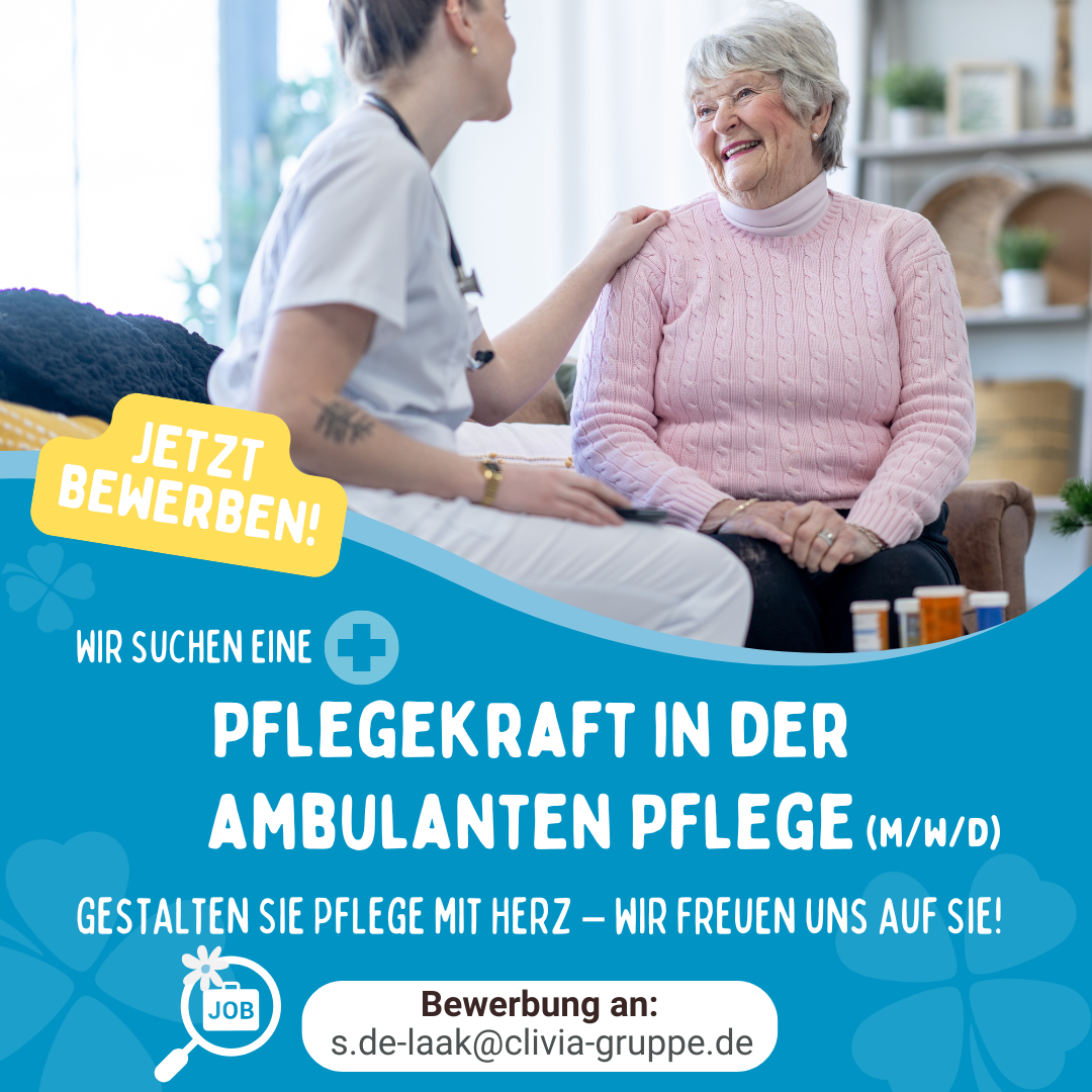 Pflegekraft (m/w/d) in der ambulanten Pflege