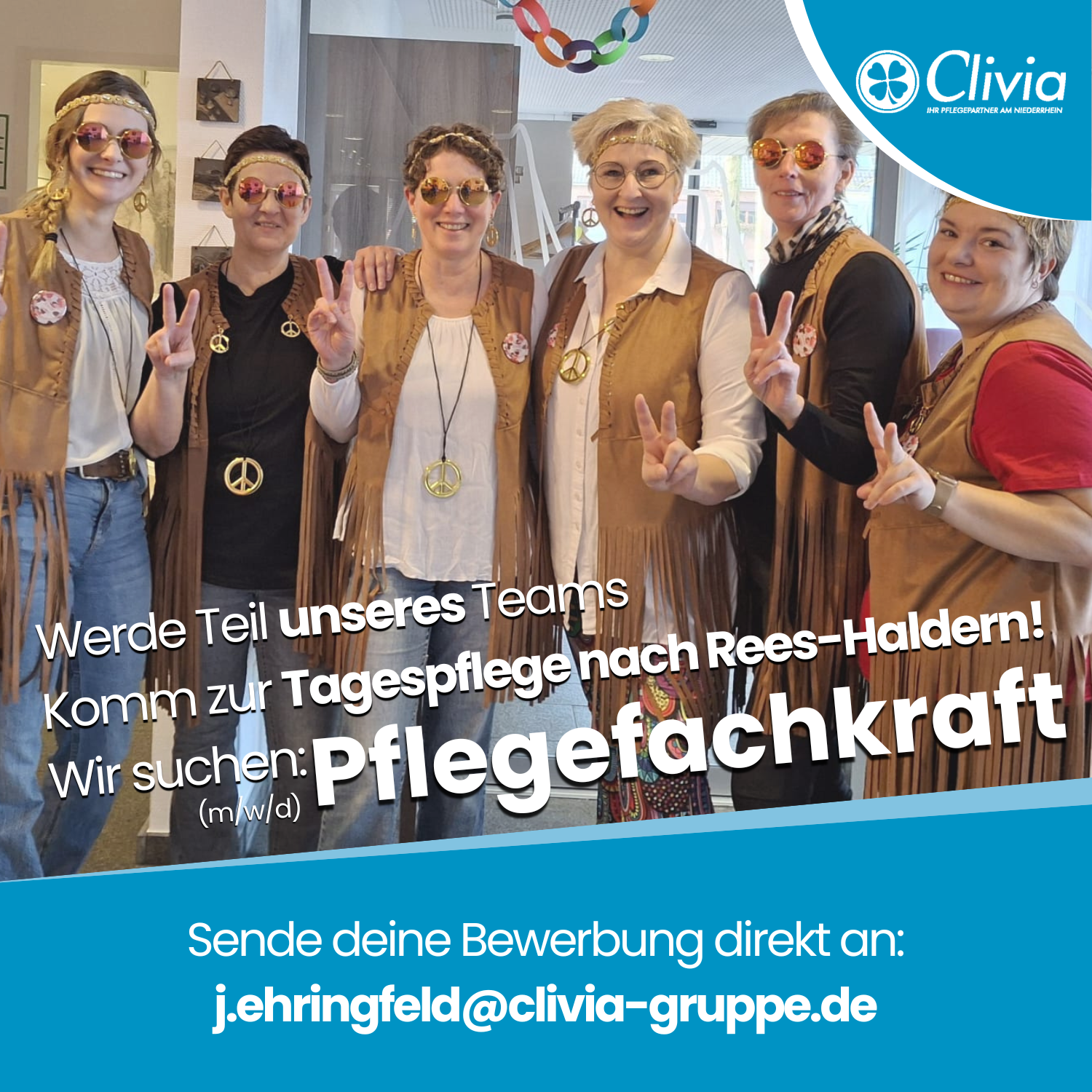 Pflegekraft (m/w/d) für die Tagespflege Rees-Haldern gesucht