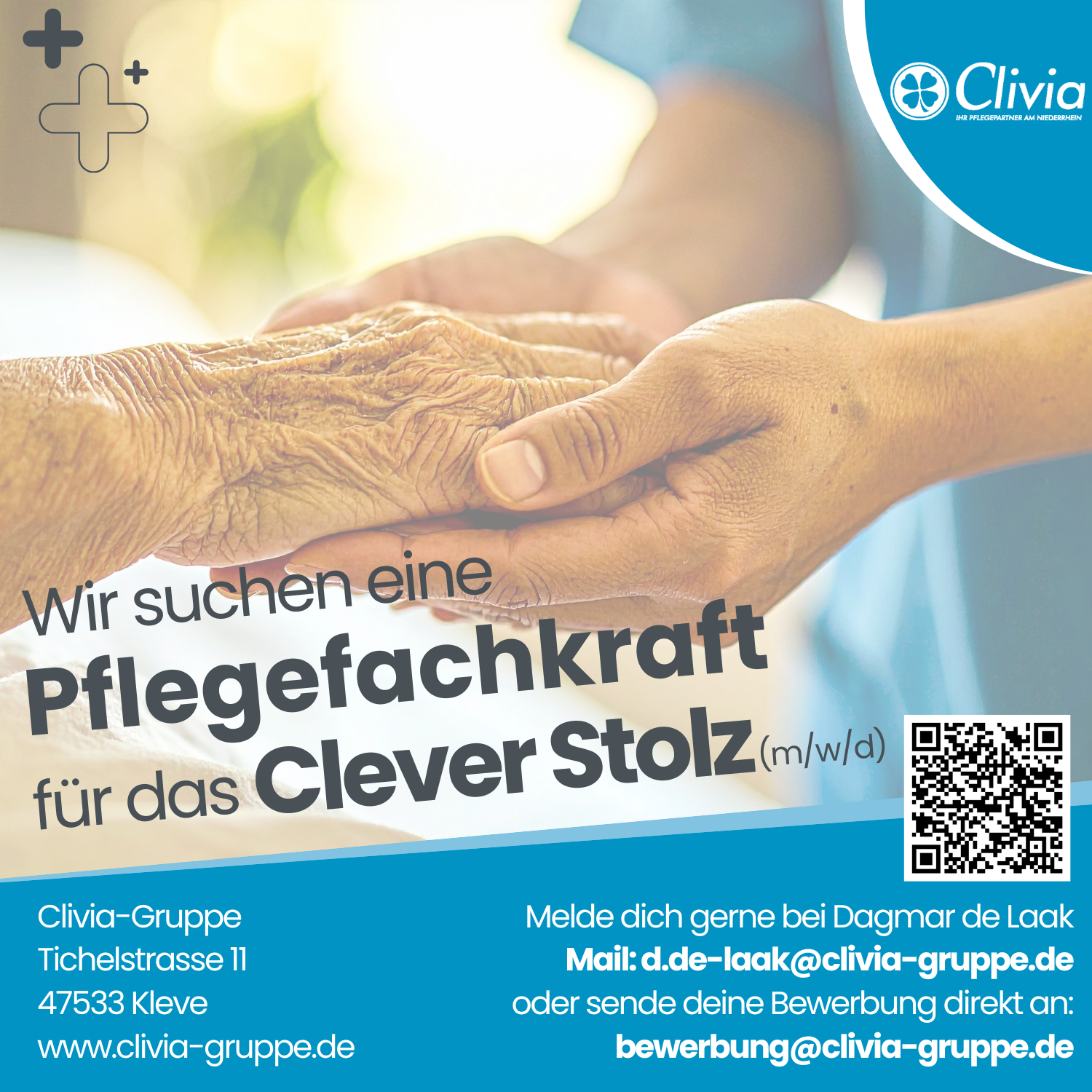 Pflegefachkraft (m/w/d) Clever Stolz gesucht