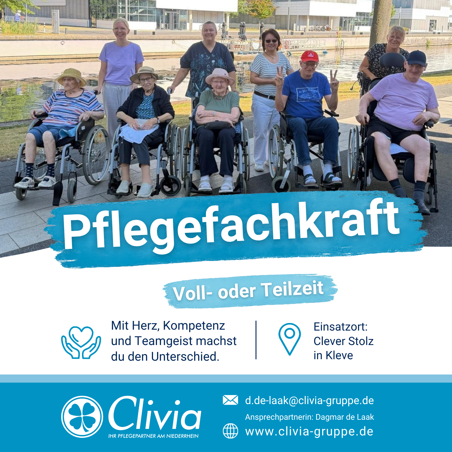 Wir suchen Pflegefachkräfte für das Clever Stolz!